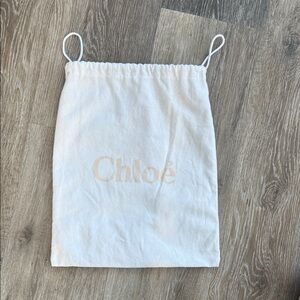 Chloe White Dust Bag